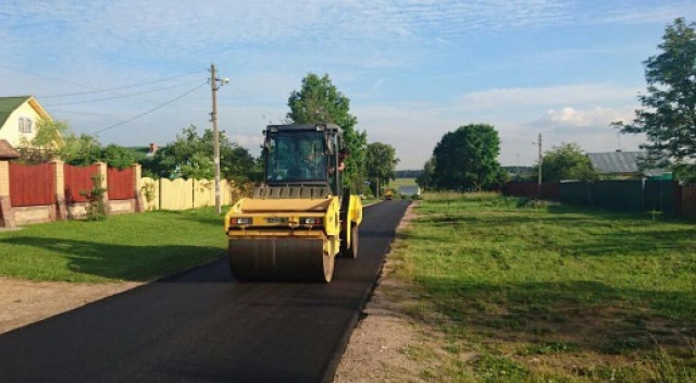 В Рузском районе продолжается ремонт дорог