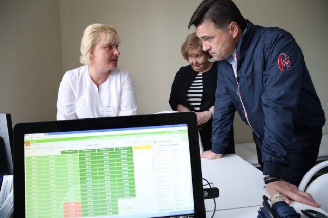 Андрей Воробьев осмотрел офис врача общей практики в Рузском районе