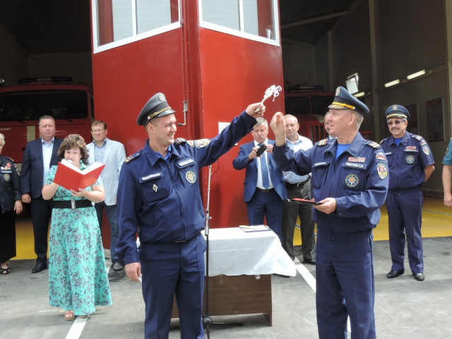 Новое здание пожарной части открыто в Московской области