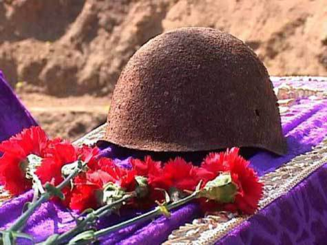 Останки десяти красноармейцев, погибших в ВОВ, захоронили в Тучкове в День памяти и скорби