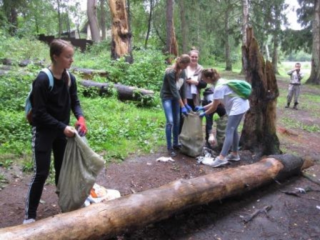 Витушева: За выходные в лесах Подмосковья собрано и вывезено более 130 кубометров мусора