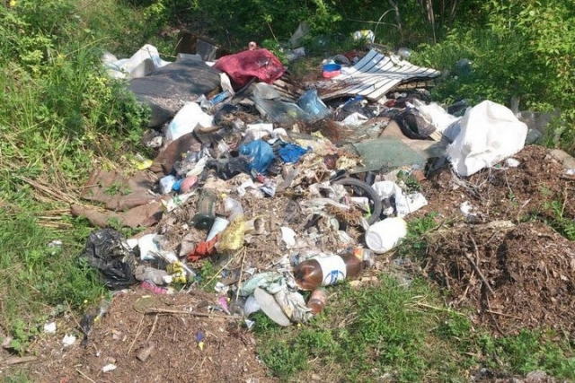 Деревню в Рузском округе очистили от мусора
