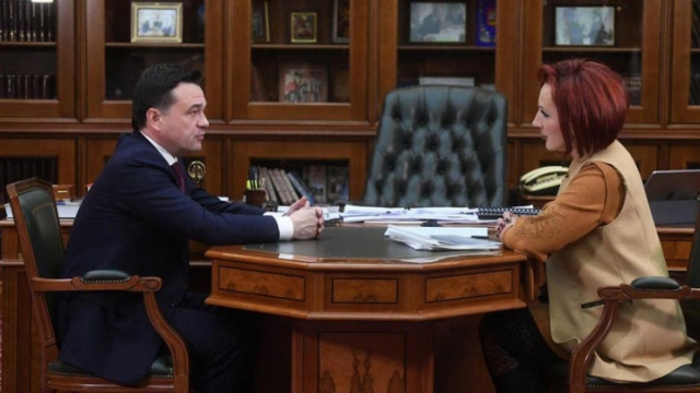 Воробьев провел рабочую встречу с и.о. главы Рузского округа