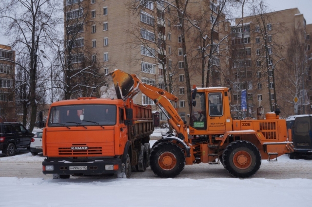Последствия обильных снегопадов ликвидируют коммунальные службы Рузского городского округа
