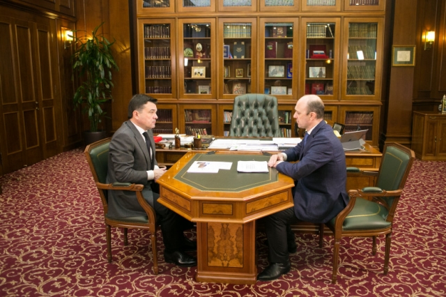 Андрей Воробьев провел встречу с председателем Комитета по архитектуре и градостроительству