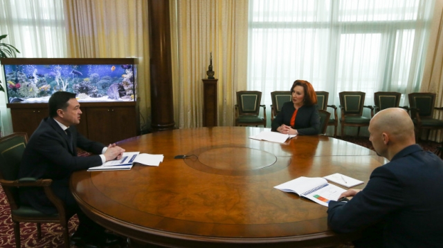 Андрей Воробьев провел рабочую встречу с министром энергетики региона и главой Рузского горокруга