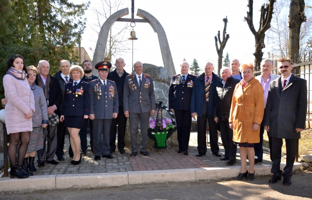 В Рузе почтили память погибших стражей порядка