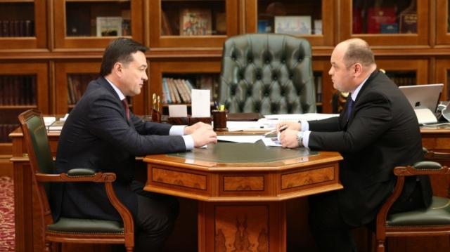 Андрей Воробьев обсудил с Русланом Тагиевым расселение аварийного фонда в Подмосковье
