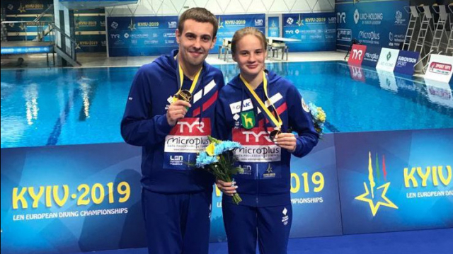 Спортсмены из Подмосковья завоевали две медали на чемпионате Европы по прыжкам в воду