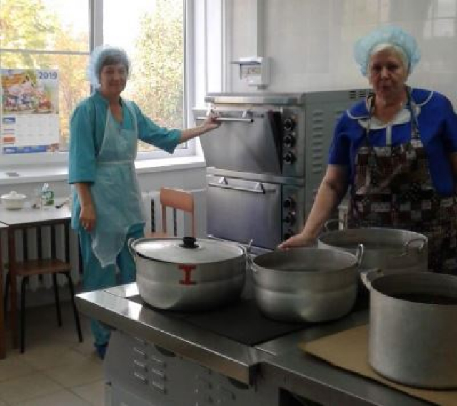 В пищеблоке Орешковской школы установлено новое оборудование