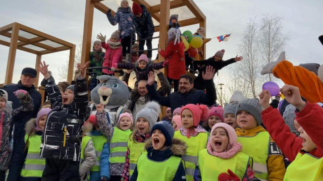 Новая детская площадка открылась в Рузском округе - 360