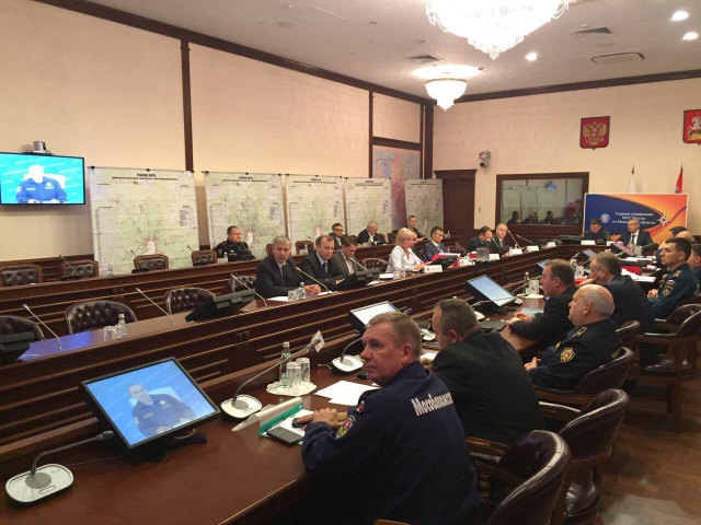 Московская область принимает участие во Всероссийской штабной тренировке по гражданской обороне          