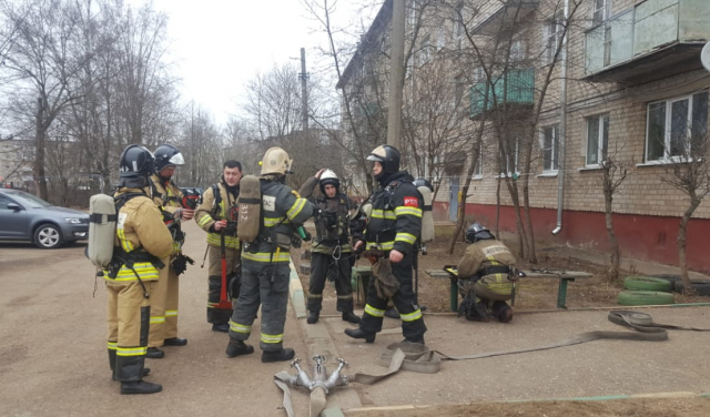 В Рузском округе проводятся пожарно-тактические занятия