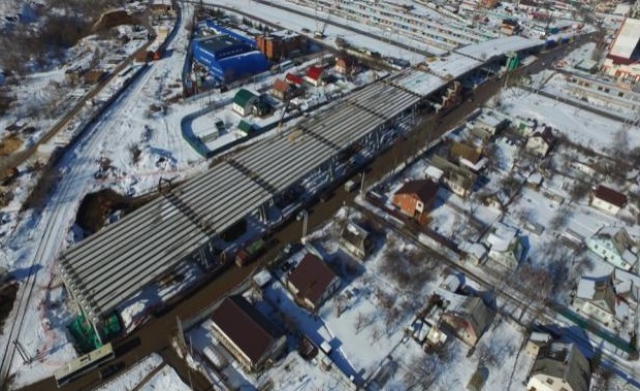 Строительство путепровода в Тучкове может быть завершено в 2016 году