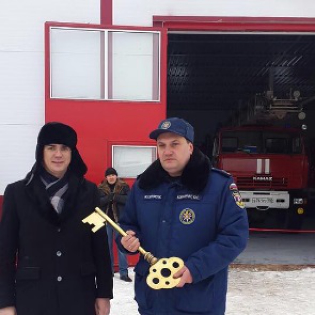 В Рузском районе открыто новое пожарное депо