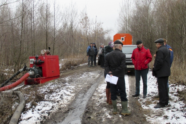 В преддверии пожароопасного периода в Московской области проверяются системы обводнения торфяников