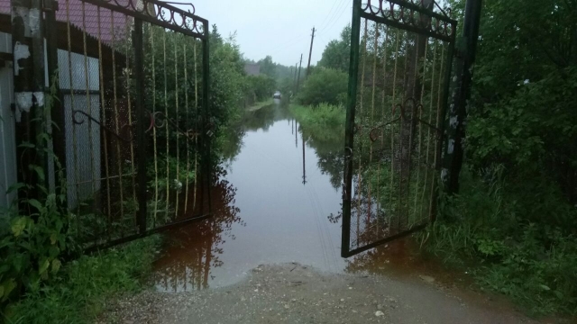 Два СНТ затопило в Рузском городском округе