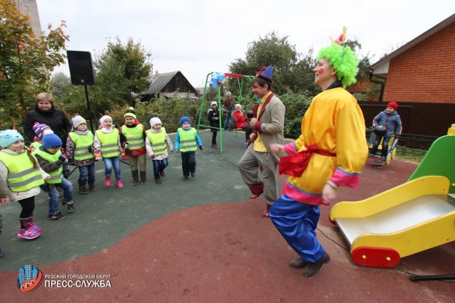 Две новые детские площадки открыли в Рузском городском округе