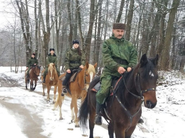 Акция, посвященная подвигу казаков, прошла в Рузском округе