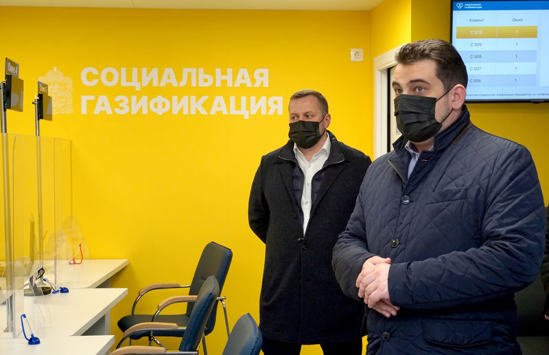 Николай Пархоменко побывал в офисе «Социальной газификации»