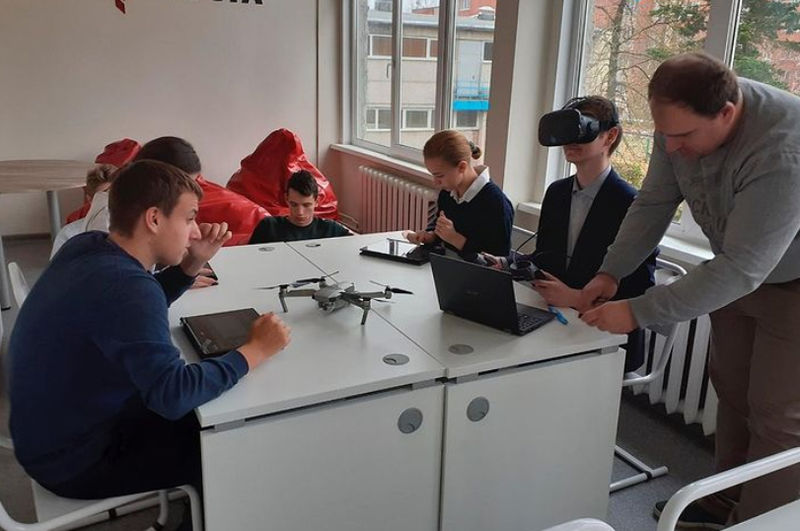 В школах Рузского округа открыли кабинеты Цифровой образовательной среды