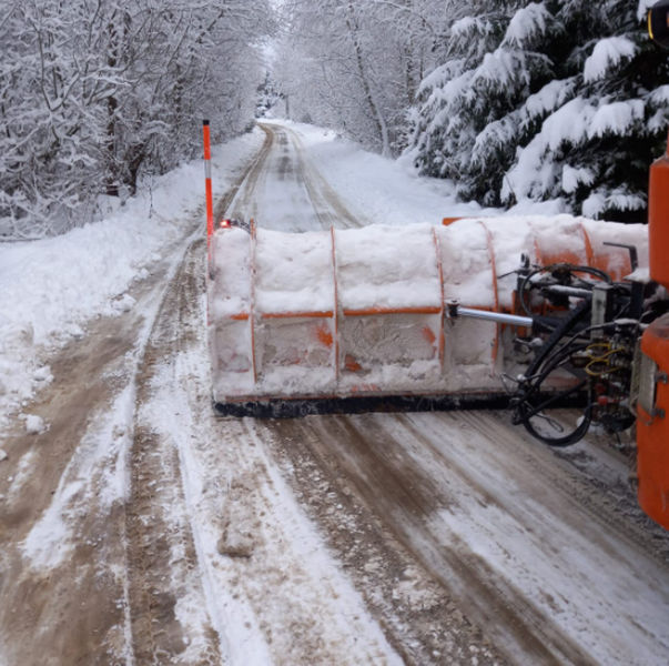 В Рузском округе ликвидируют последствия снегопада
