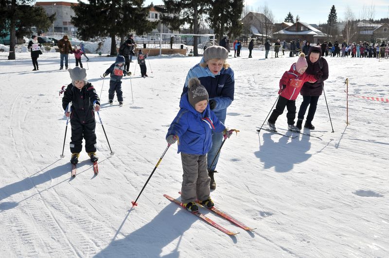 В Тучково соревновались юные лыжники