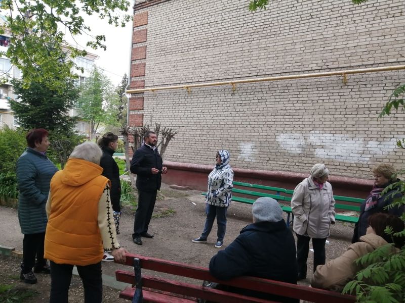 В Тучково прошли встречи с жителями