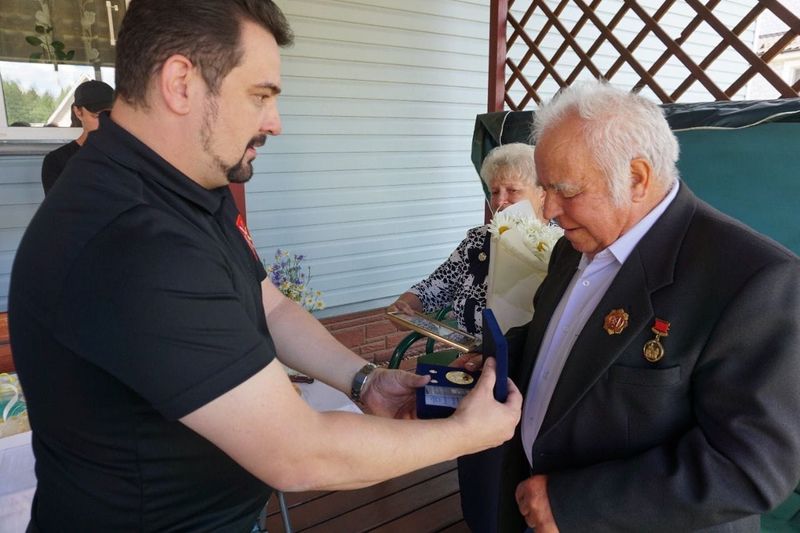 Глава Рузского округа побывал в гостях у Алексея и Надежды Вишняковых