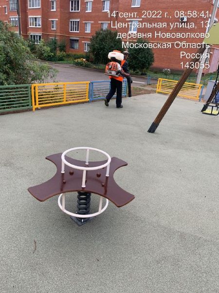 В Рузском округе ремонтируют дороги и детские площадки