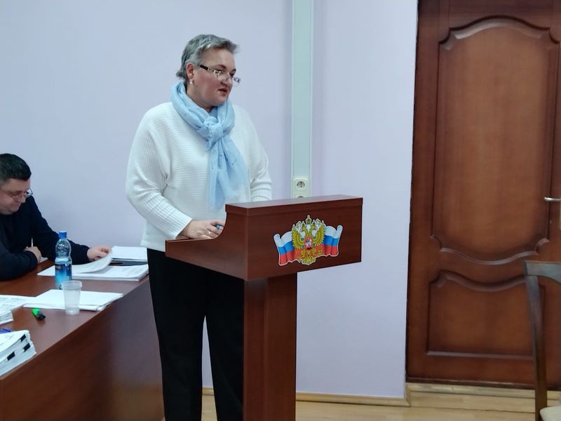 Председатель КСП выступила на заседании Совета депутатов