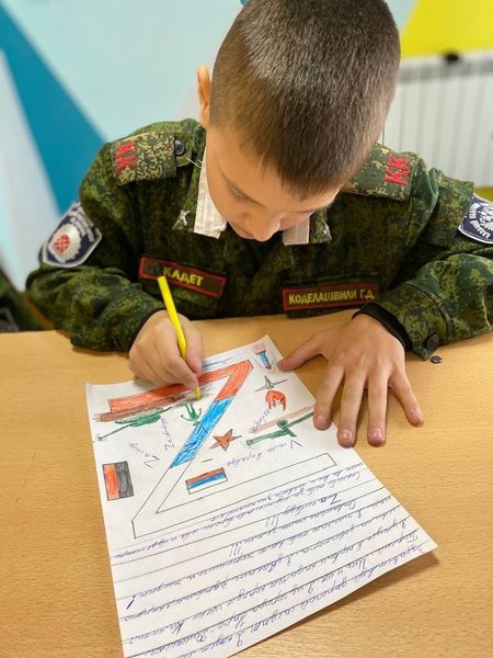 Рузские кадеты участвуют в акции «За наших»