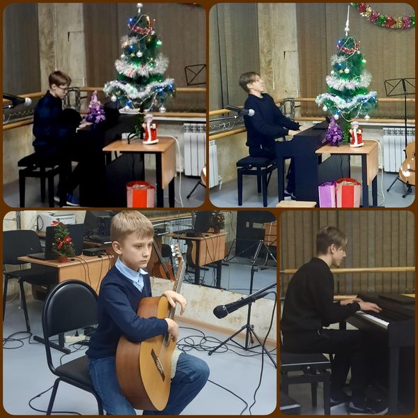 Дороховские музыканты выступили с новогодним концертом