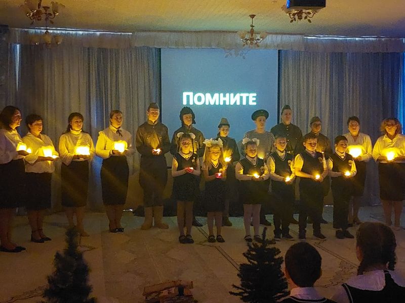 В Тучковской школе исполняли патриотические песни