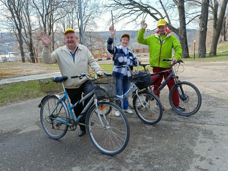 Рузские пенсионеры открыли велосезон