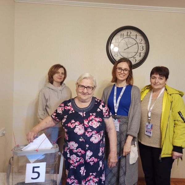 Впервые в 82 года проголосовала на выборах в России