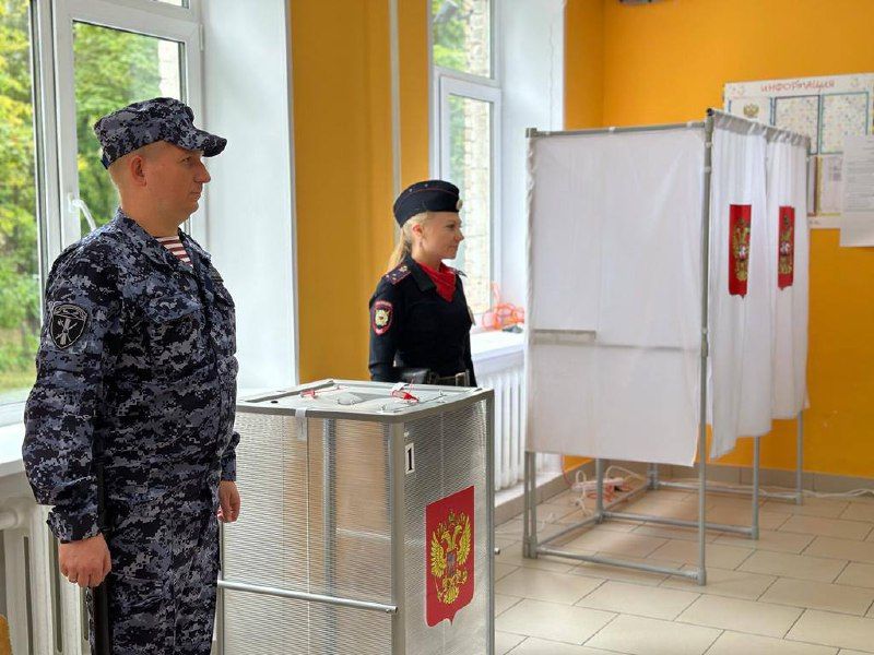 Росгвардейцы обеспечили правопорядок в период проведения  Единого дня голосования в Рузском городском округе
