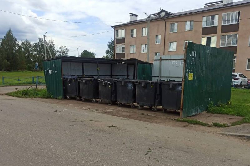 В Рузском округе следят за чистотой на контейнерных площадках