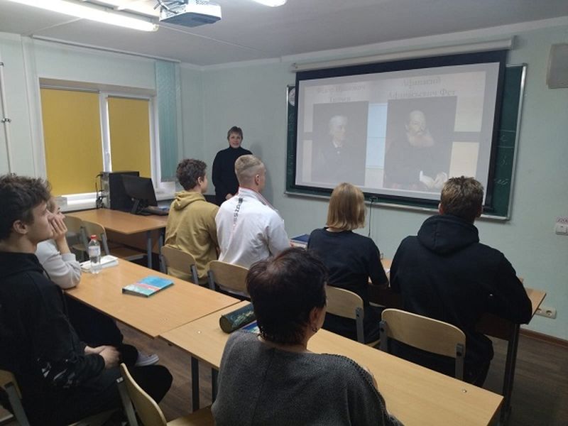 Рузские студенты слушали стихи Тютчева и Фета