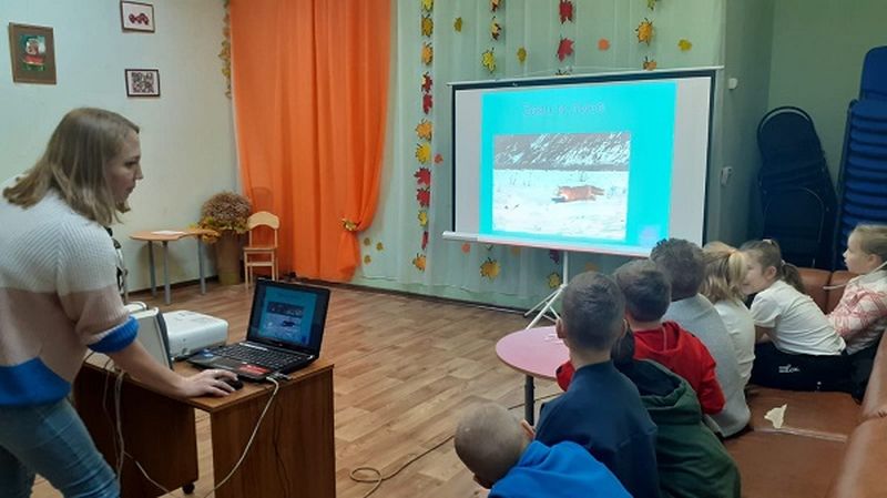 Рузским гимназистам – о зимовке лесных обитателей