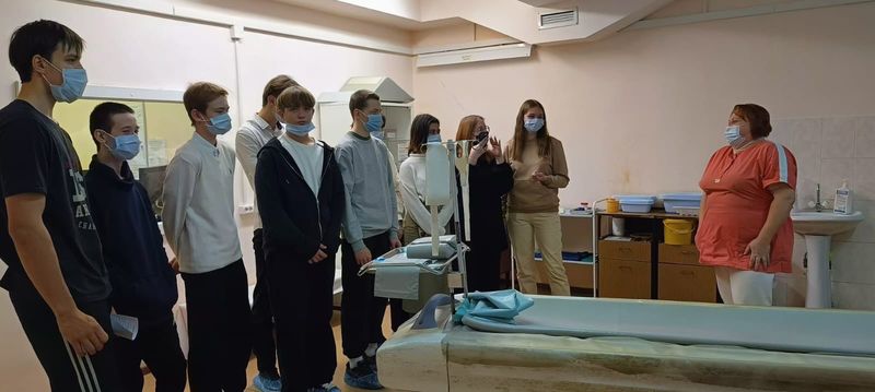 Тучковские школьники побывали на экскурсии в больнице 