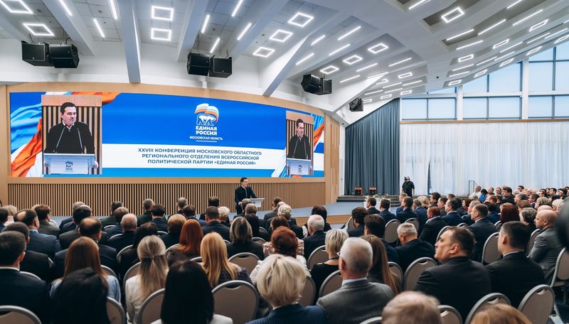 В Московской области завершилась XXVIII Конференция партии «Единая Россия»