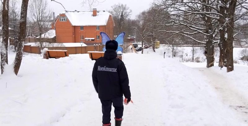 Спасатели проверили наличие стихийных снежных спусков в Рузском округе 