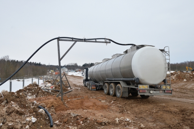Временный резервуар для фильтрата подготовили на полигоне ТБО «Ядрово»