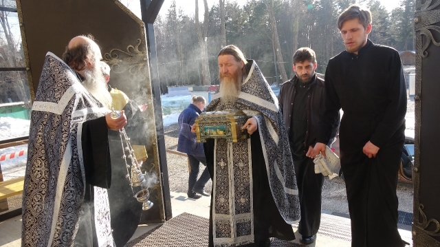 Мощи святых доставили в Рузский городской округ в преддверии Пасхи