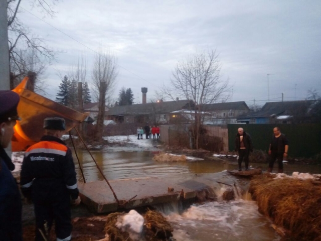 Несколько домов подтопило в поселке Тучково Рузского городского округа