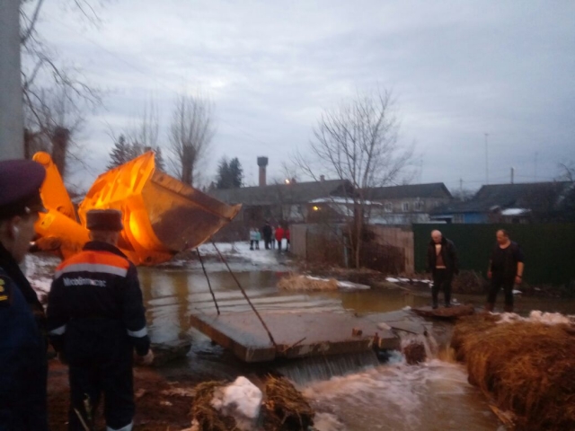Несколько домов подтопило в поселке Тучково Рузского городского округа