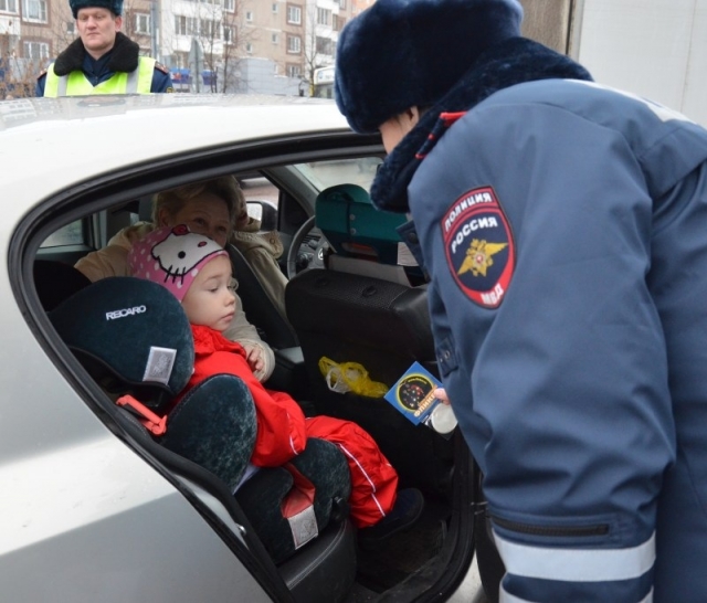 Рейд «Ребенок-пассажир» провели сотрудники Госавтоинспекции в Тучково