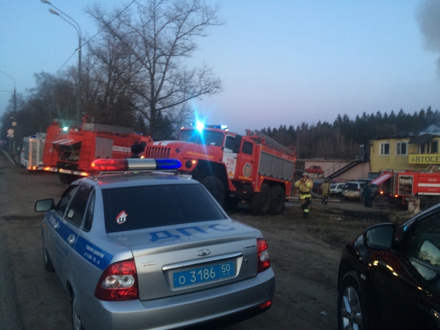 В результате пожара в Рузском округе никто не пострадал