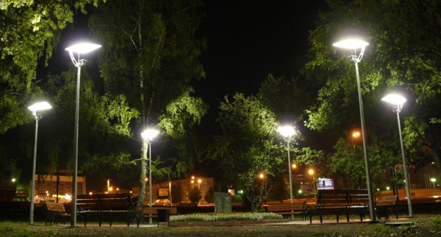 Светильники в Рузе заменят по программе «Светлый город»